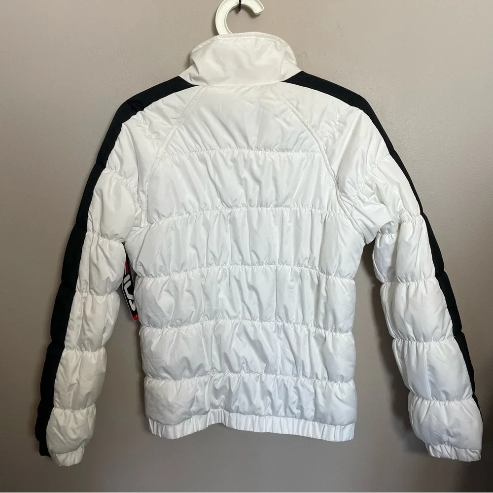 FILA bomber jacket black and white puffer jacket new with tags